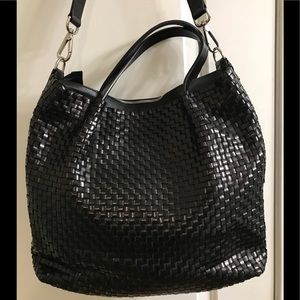 Salvatore Ferragamo Covertible Zip Satchel Leather